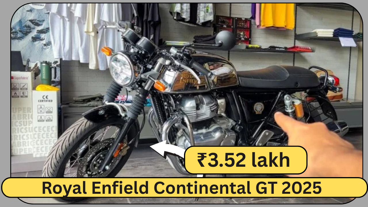 Royal Enfield Continental GT 2025 Unveiled with Bold Design and 650cc Powerhouse – Launch Date Inside
