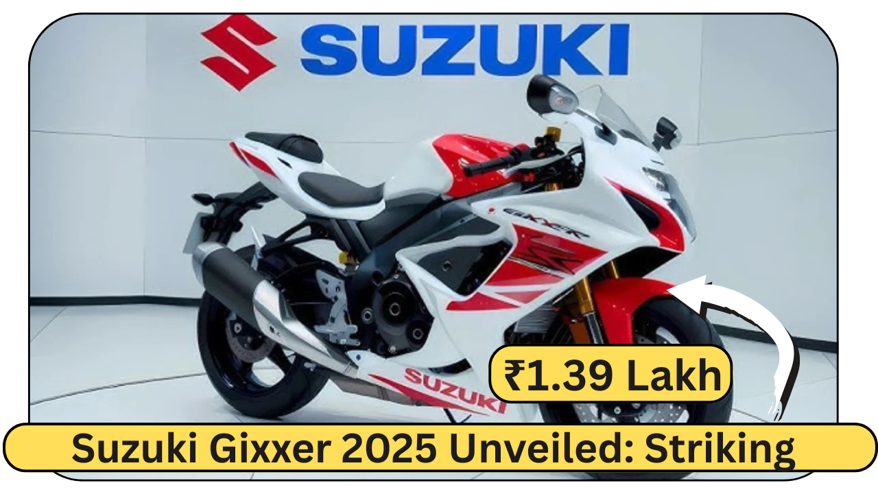 Suzuki Gixxer 2025 Unveiled Striking New Design, Smooth Ride & Power-Packed Performance