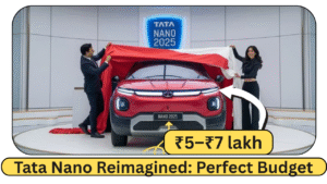 Tata Nano Reimagined Perfect Budget Car for Small Families with Premium Features & 5-Star Safety Rating!