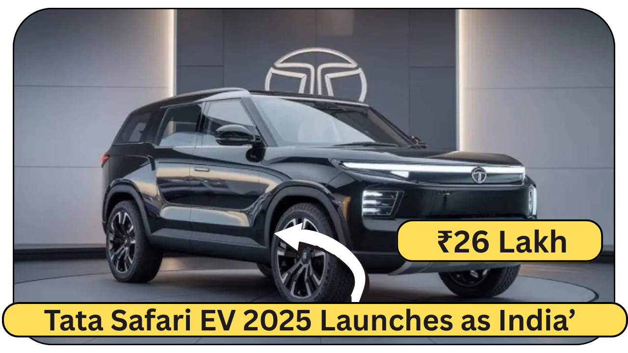 Tata Safari EV 2025 Launches as India’s Bold New Electric SUV with Premium Features