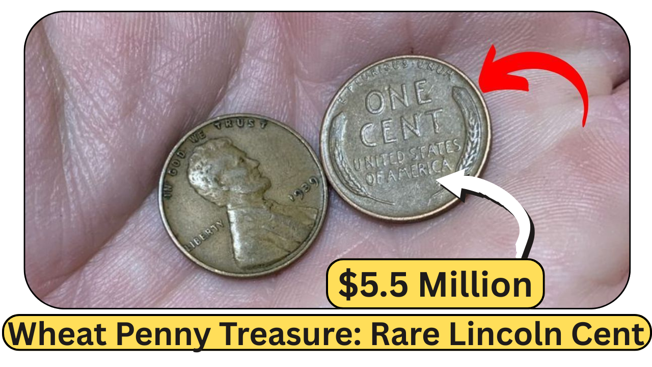 Wheat Penny Treasure Rare Lincoln Cent Worth $5.5 Million Could Still Be in Circulation – Check Your Coins Now!